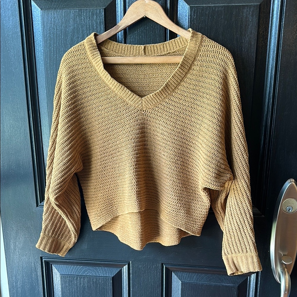 American Eagle Cozy V-Neck Knit Sweater - Sz. Small